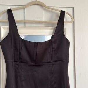 Calvin Klein Elegant Black Sleeveless Dress